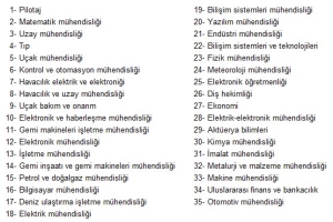 en yüksek maaşlı lisans bölümleri